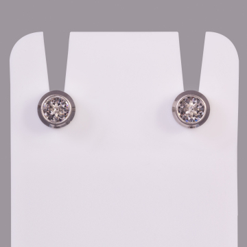 Brillantes Studex April Crystal - Acero inoxidable