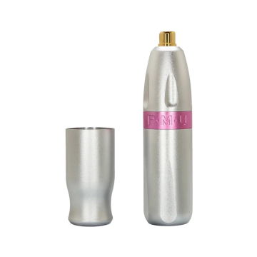Bishop PMU Pen - Silver with Pink Spline - 2.5 mm Longitud de Trazo