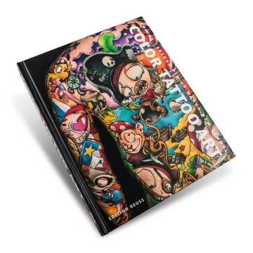 Libro Color Tattoo Art Book: Comics, Cartoon, Pin-Up, Manga + New School - Edition Reuss