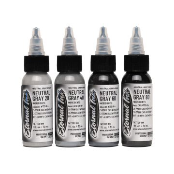 Juego de 4 Colores Eternal Ink Neutral Gray - 4 x 30 ml
