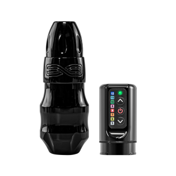 Máquina de Tatuaje  FK Irons EXO - Stealth Inalámbrica - RCA Bolt + 2x Power Bolts