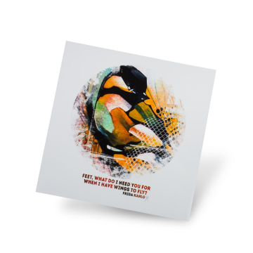 Lámina Remixit Design (Ivana Tattoo Art) - Chickadee & Frida