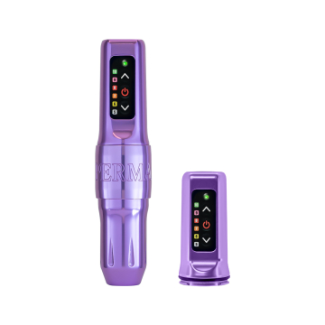 Microbeau Perma Pen Signature con 2x PowerBolt Mini - Longitud de Carrera 2.7 mm Stroke - Lavanda