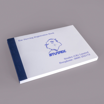 Libro de registro Studex para clientes y posterior cuidado