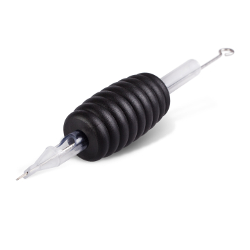 5 Conjuntos Desechables Para Tatuar Killer Ink Mango 25MM Punta Diamante Aguja Bugpin 0.25MM Redondas Para Contornear