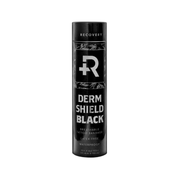 Recovery Derm Shield - 25 cm x 7.3 m (10" x 8 Yard) Venda Protectora Rollo - Negro