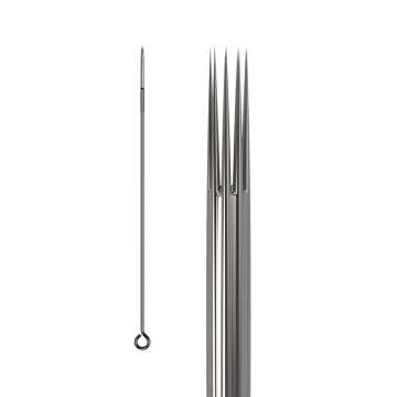 Caja De 50 Agujas KWADRON 0.35MM CONO MEDIO REDONDAS Para SOMBREAR