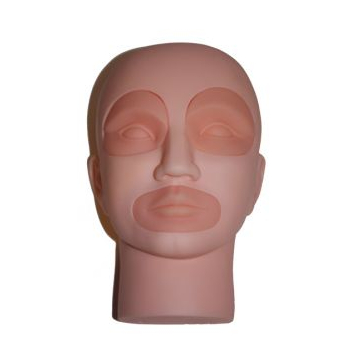Cabeza Para Practica De Tatuajes De Ojos Y Labios