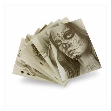 Láminas Theo Pedrada - Day Of The Dead Flash Series (8 Láminas)