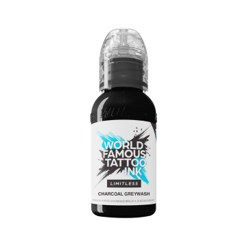Tinta Para Tatuar World Famous Limitless - Limitless Charcoal Greywash 30ml