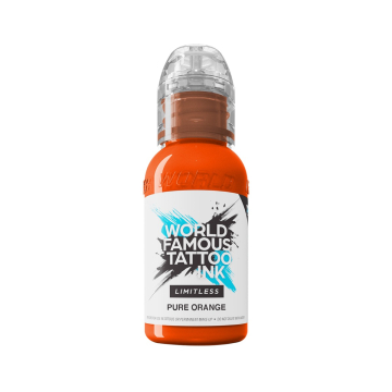 Tinta Para Tatuar World Famous Limitless - Pure Orange 30ml