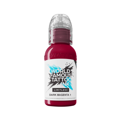 Tinta Para Tatuar World Famous Limitless - Dark Magenta 1 30ml